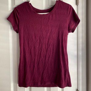 Banana Republic Burgundy T-Shirt | Size:XS